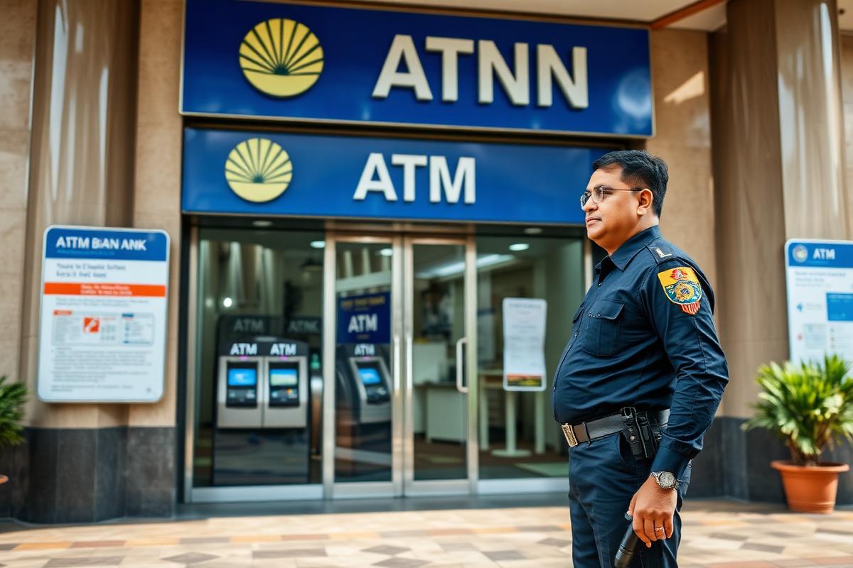 Bank Security — SARASPRO trained personnel on duty in Pune, Maharashtra