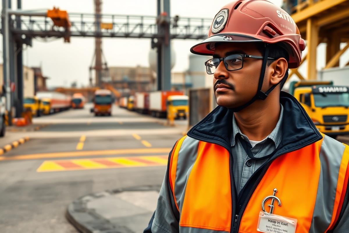 Industrial Security — SARASPRO trained personnel on duty in Pune, Maharashtra